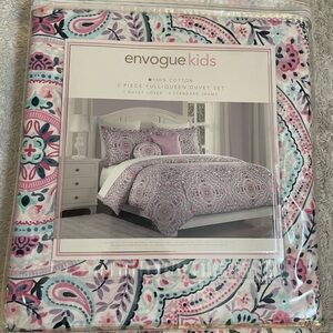 Envogue Kids Pink and Blue Duvet Cover Set